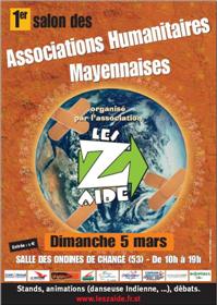 Affiche salon des associations humanitaires mayennaises