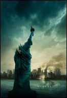 Affiche Teaser du Film Cloverfield produit par JJ Abrams, Statue de la liberté détruite