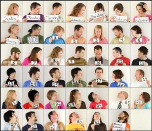The Human Calendar : calendrier humain le 17 janvier en calendrier humain
